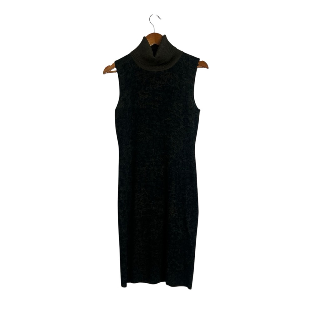 Nina Leonard‎ patterned wool blend sweater dress. Size small